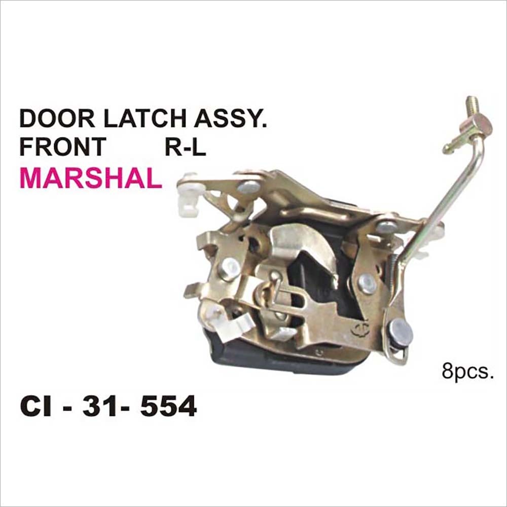 Marshal Door Latch Assy Front R-L - Metal, For 4 Wheeler Vehicles | Polished Finish, Available in Various Models, Suitable for Light & Heavy Duty Use