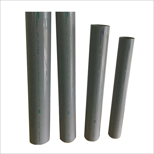 Gray Pvc Platic Round Pipe