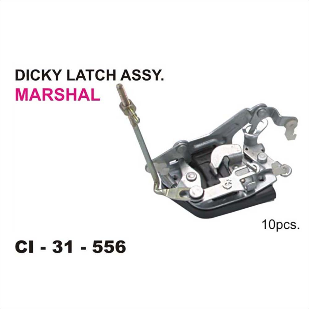 Marshal Dicky Latch Assy - Stainless Steel Material, Polished Silver Finish | Features Online Payment Acceptance, Designed for 4-Wheeler Vehicles