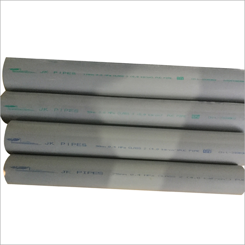 Gray Pvc Platic Round Pipe