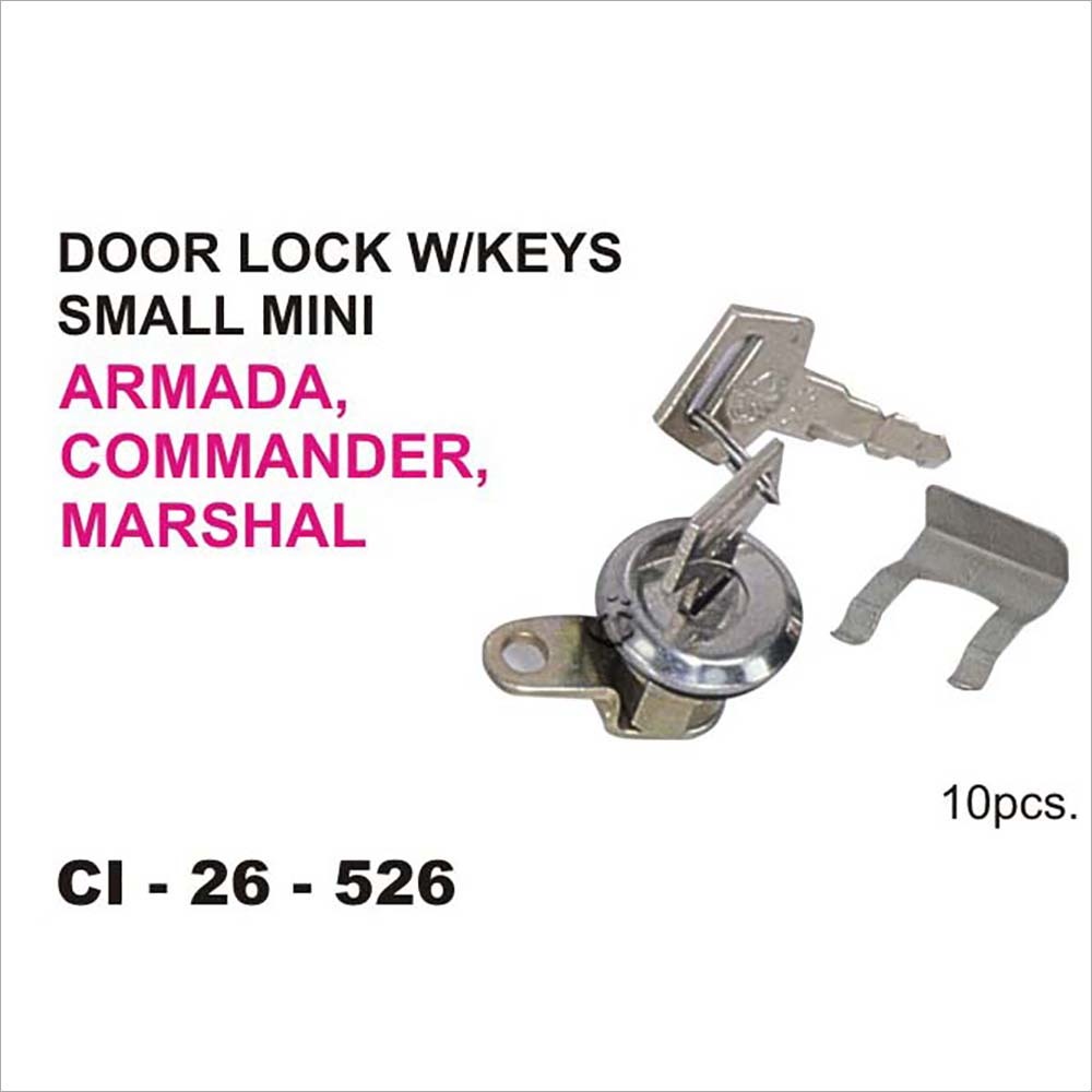 Ss Door Lock W/Keys Small Mini  Marshal,Commander,Armada