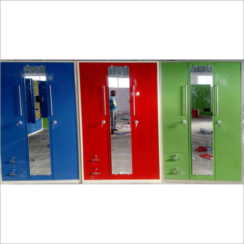Handmade Three Door Steel Almirah