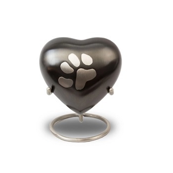 Plating Pewter Paw Pet Heart Keepsake New