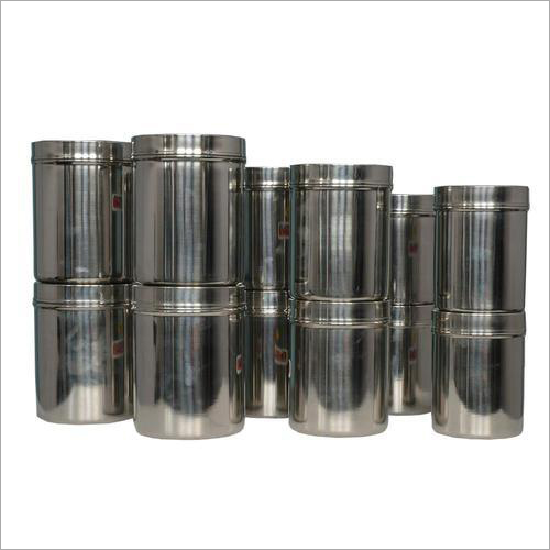 Silver Ss Kitchen Container