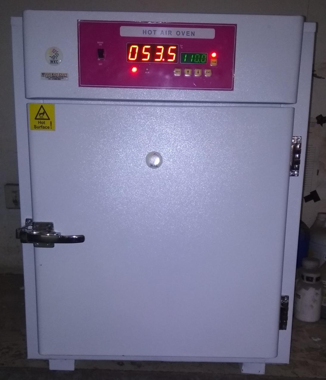 Hot Air Oven Dimension(l*w*h): 24*24*30 Inch (In)