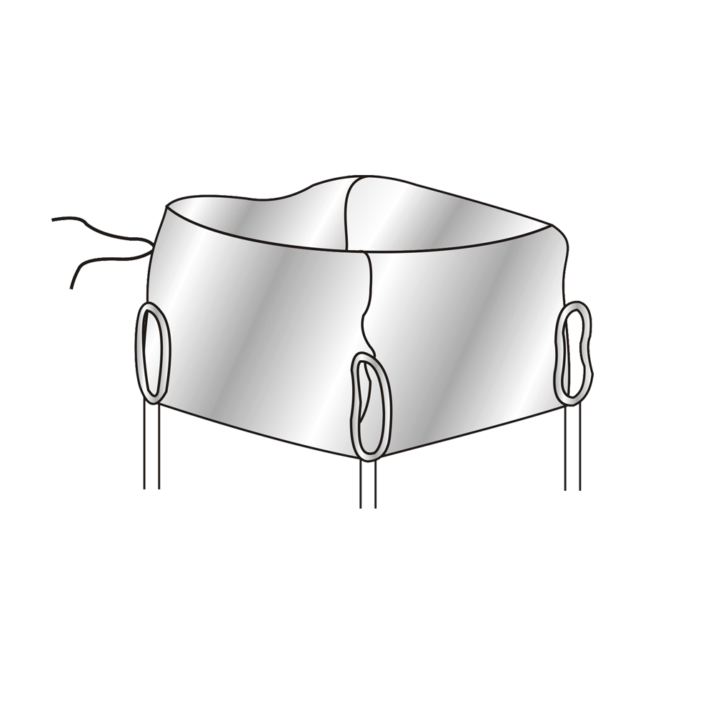 White 4 Loop Jumbo Bag