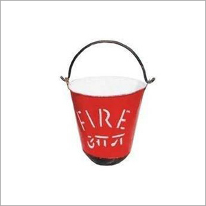 Fire Bucket - Metal Material, Multiple Sizes Available , Red Color for Industrial Applications, Ideal for Emergency Response Situations