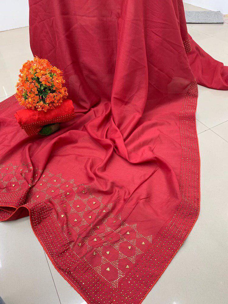Multy Designer Silver Zari Banarasi Silk Saree