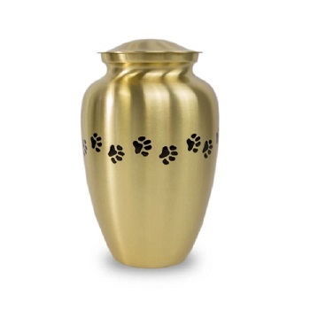 Black Faxadell Small Pet Urn