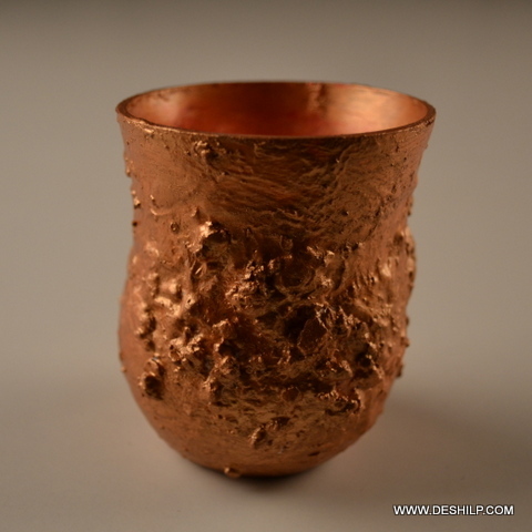 Amberdusk Hand-painted Glass Candle Cup - Product Type: Tea Light Holder