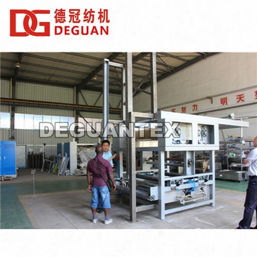 Balloon Squeezer Machine - 7700x2750x4000 Mm | Stainless Steel, Automatic Operation, High Speed 3-45 M/min, Efficient Tubular Fabric Wet Processing