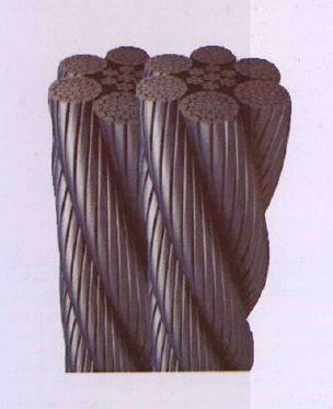 Steel Wire Rope - Steel, Diameter 2-50mm, Breaking Strength 1000-5000kN, Galvanized Coating | Ideal for Lifting, Rigging, Suspension Applications, ISO 4309 Certified