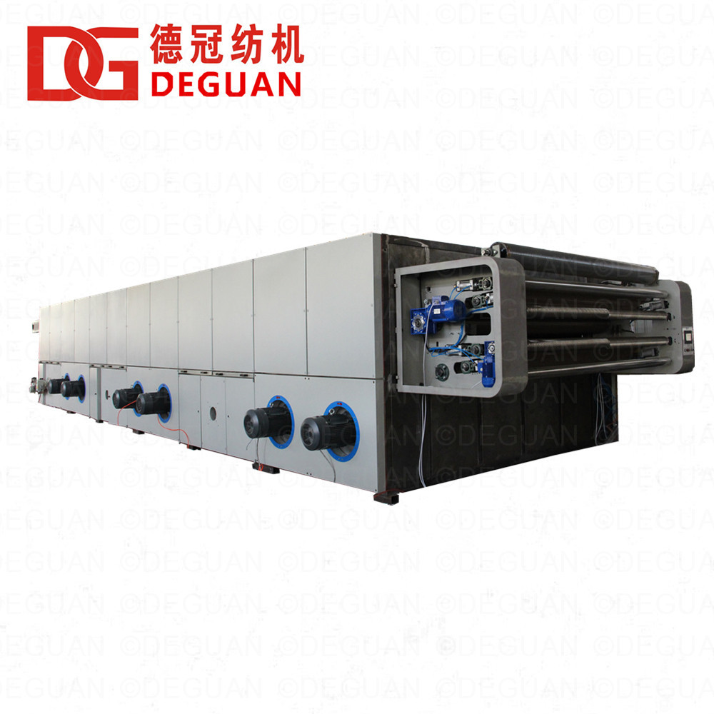 Textile Dryer Machine - 8300x4500x3450 Mm | Automatic Heating For Tubular & Open-width Fabric, 0-30 M/min Speed, Dual Heating Options