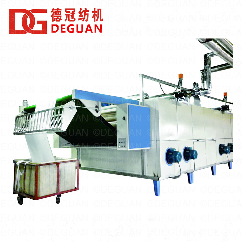 Textile Dryer Machine - 8300x4500x3450 Mm | Automatic Heating For Tubular & Open-width Fabric, 0-30 M/min Speed, Dual Heating Options