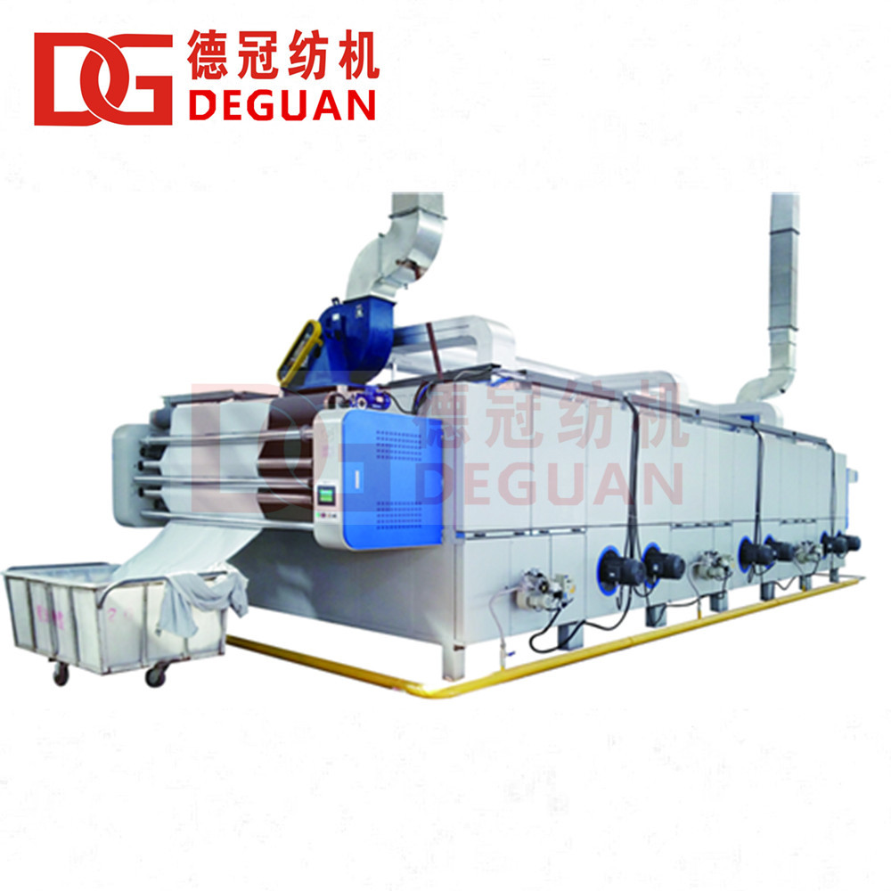 Textile Dryer Machine - 8300x4500x3450 Mm | Automatic Heating For Tubular & Open-width Fabric, 0-30 M/min Speed, Dual Heating Options