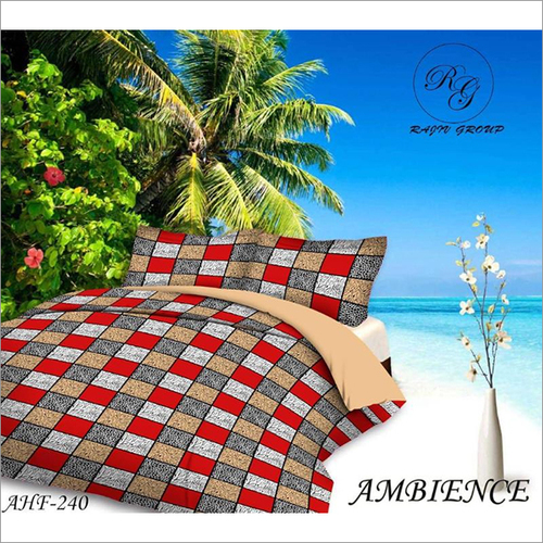 Available In Different Color 3D Double Bedsheet