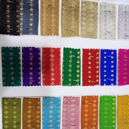 Brocade Fabric - 100% Polyester, Dobby Style, 48-50 Meter Width | Custom Color Matching, Various Patterns, Ideal For Textile & Garment Industries
