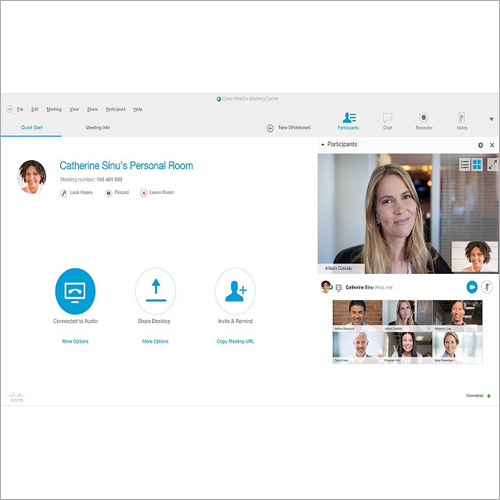 सिस्को वेबएक्स कॉन्फ़्रेंसिंग सेवा