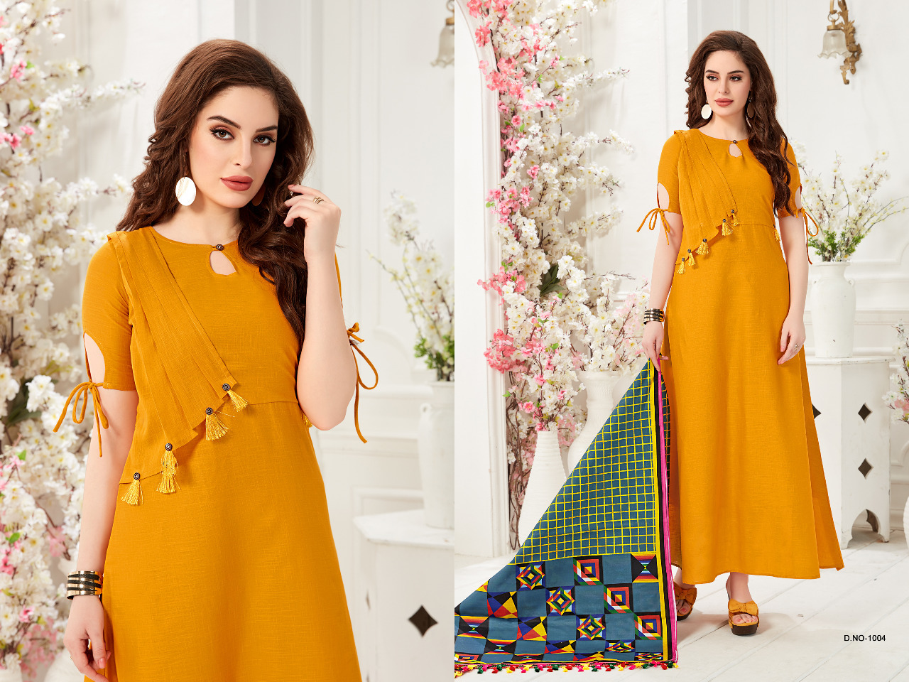 Yellow Designer Gown