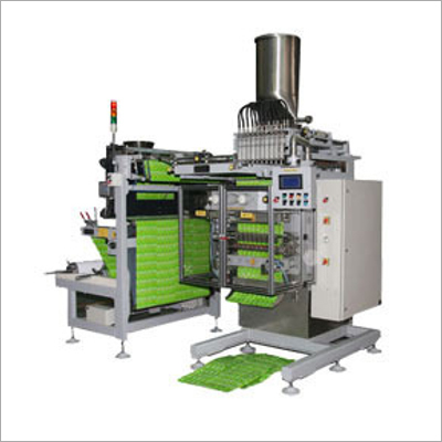 Automatic Multi Track Pouch Packing Machine - Stainless Steel 304, Pouch Size 50-320 Mm X 60-220 Mm, 20-70 Pouches/min | Hmi & Plc Control, Sensor & Temperature Control, Long Life, Easy Maintenance