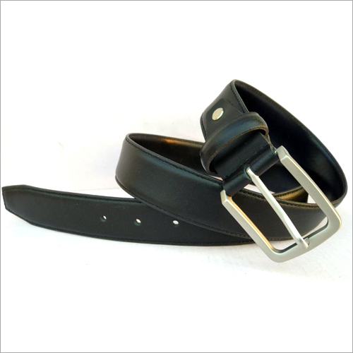 Mens Black Leather Belt Gender: Male