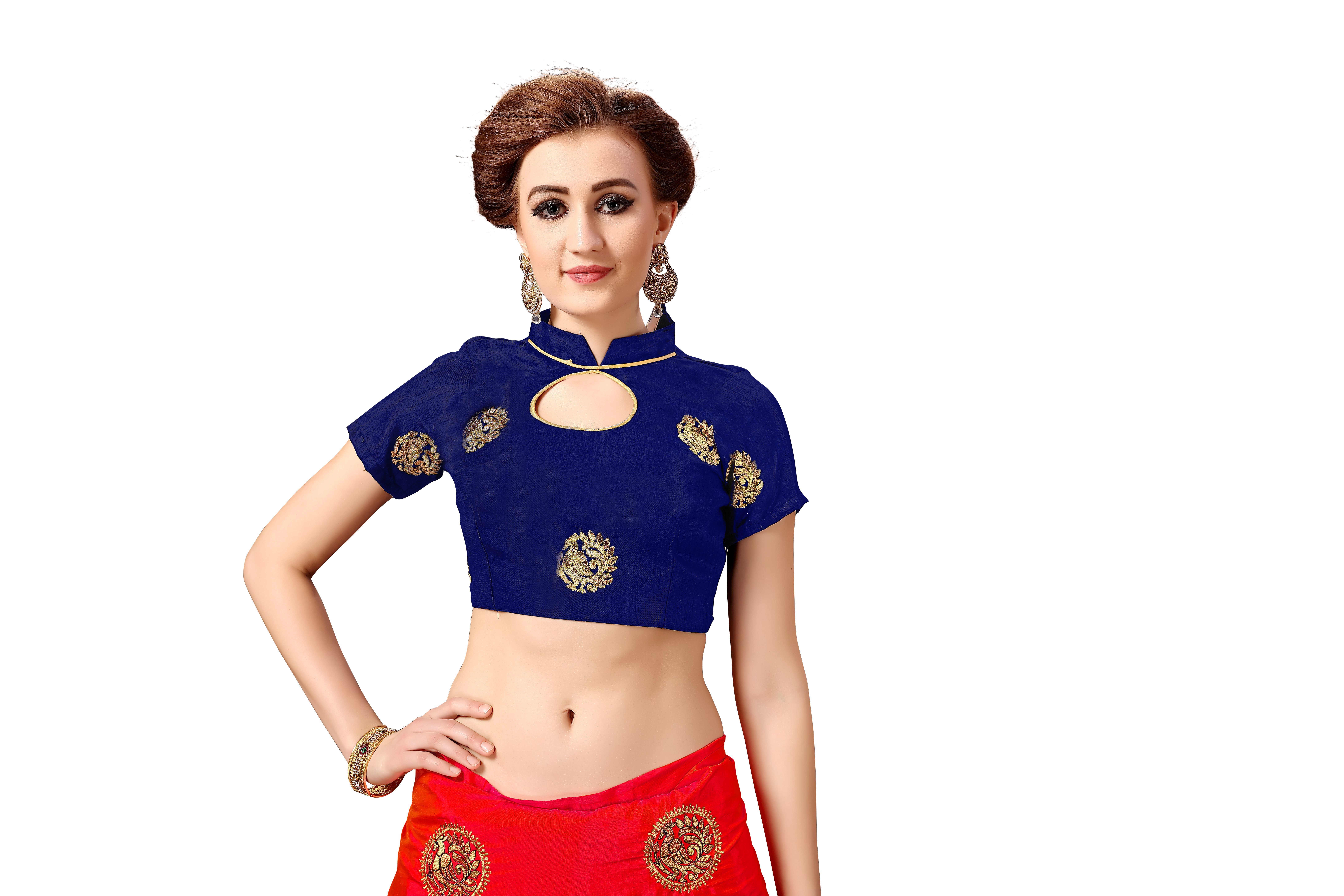 Red Silk Embroidered With Tassel Border Saree Collection