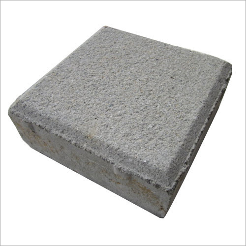 Concrete Square Paver Block - Concrete Material, 40-60mm Thickness, Gray Color | Durable Design for Pathways and Patios