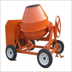 Orange Concrete Mixer Machine