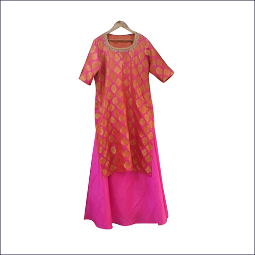 Ladies Designer Skirt - Chiffon, Silk, Cotton Fabrics | Elegant Pink Casual to Party Wear for All Seasons, Sizes S-XXL
