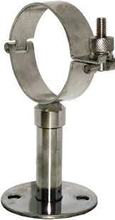 Pipe Holding Clamp - Ss304 Stainless Steel, 1/2" To 6" Round Shape | Durable Coupling, Versatile Strip Design