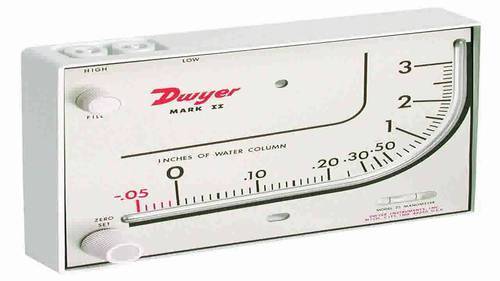 Dwyer Mark Ii 40-1 Series Mark Ii Molded Plastic Manometer