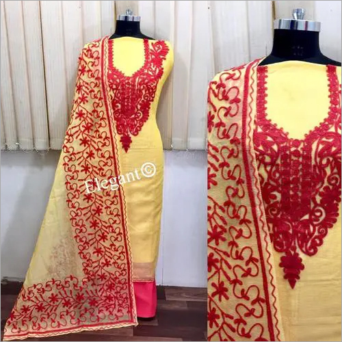 Mluty Latest Chanderi Dress Material