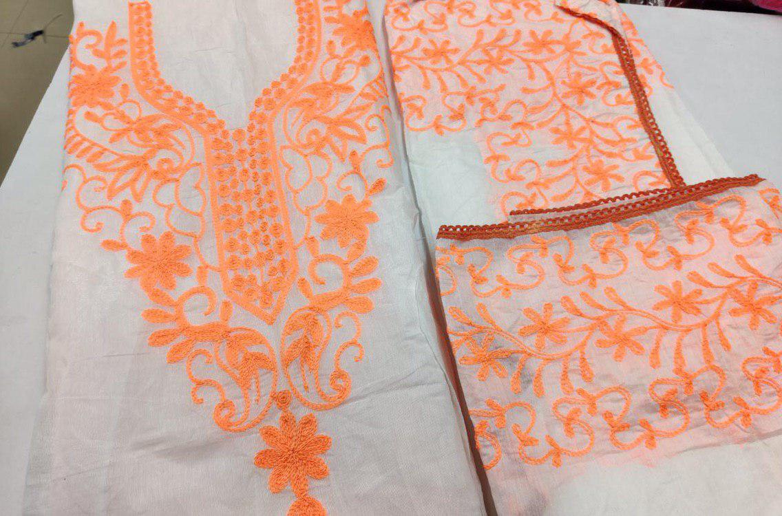 Mluty Latest Chanderi Dress Material