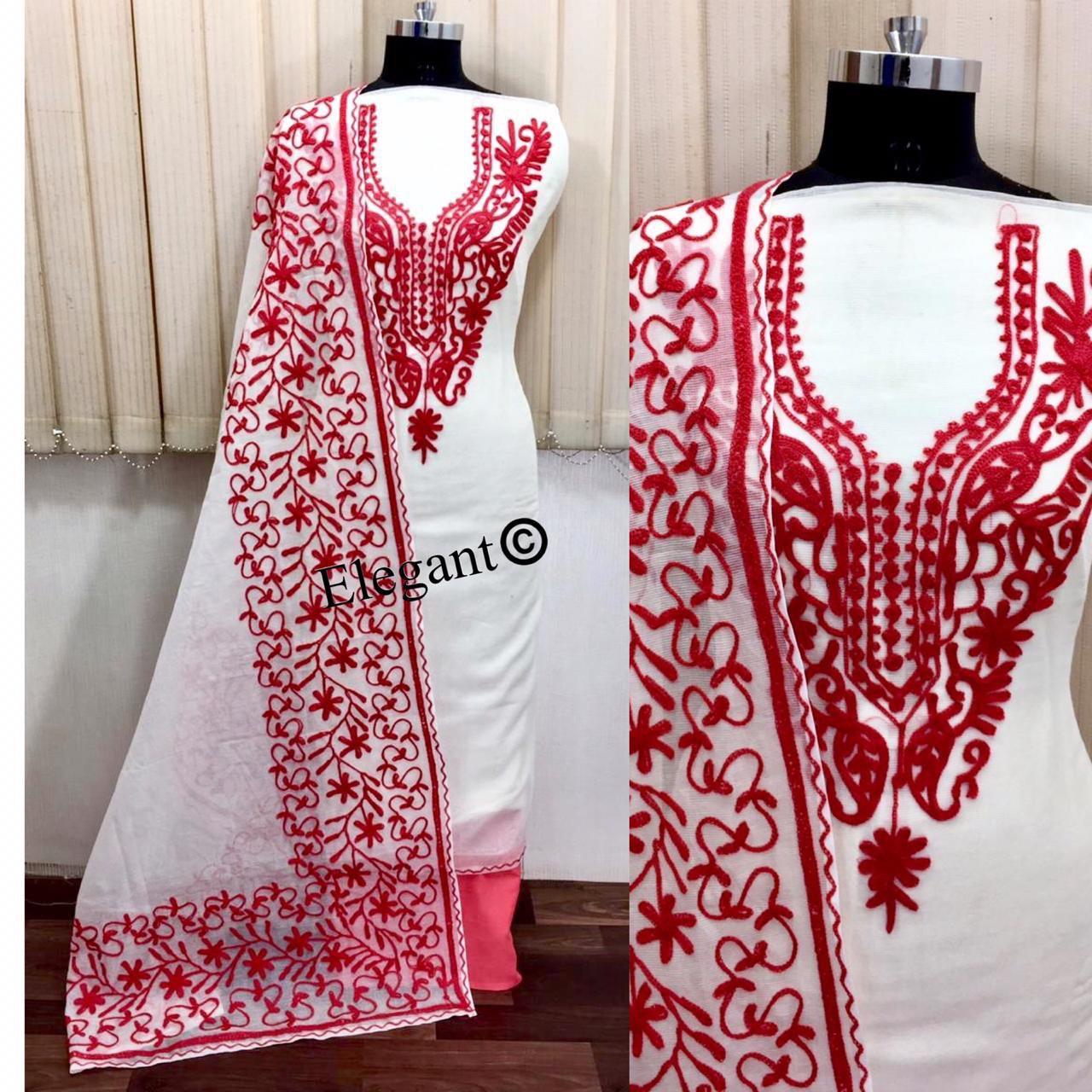 Mluty Latest Chanderi Dress Material