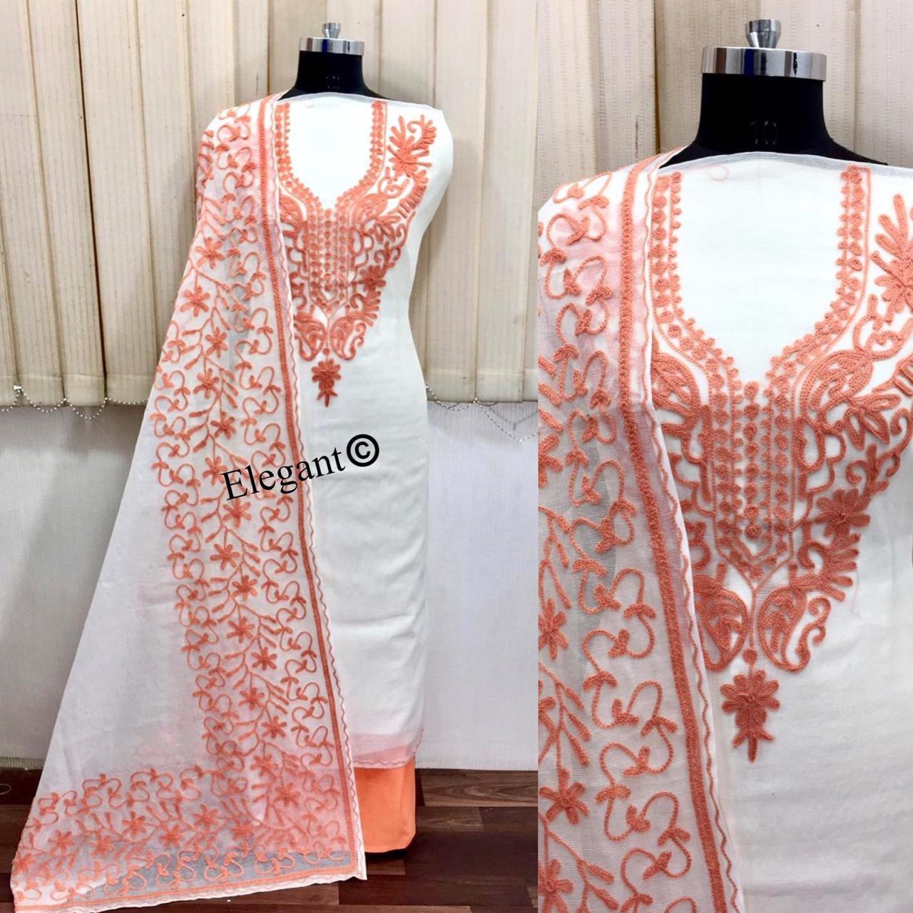 Mluty Latest Chanderi Dress Material