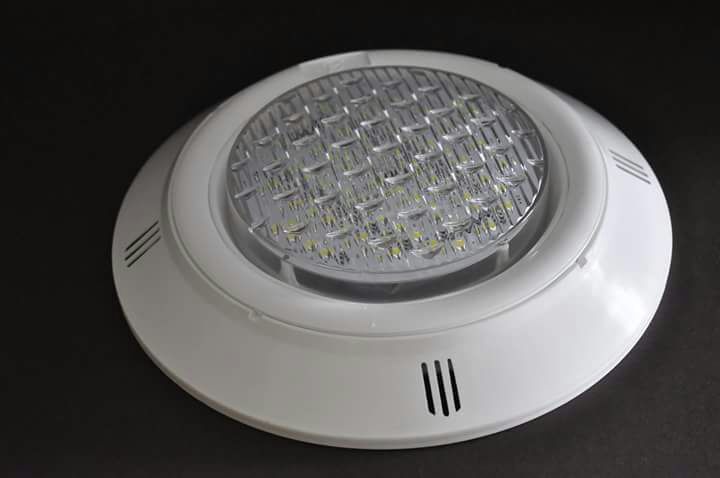 Swimming Pool Under Water Light - Abs, Circular Shape, Blue And White Color | 1 Year Warranty, Power Supply Included, Ideal For Pool Lighting