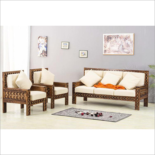 Handmade Wooden Sofa Set