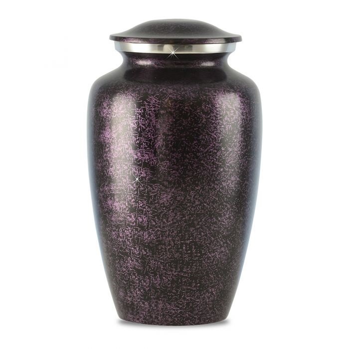 Black Mother Of Pearl Inlay Moon Urn New