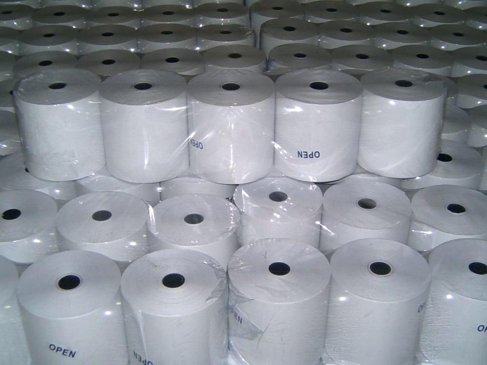 Thermal Paper Rolls - Imported Thermal Paper, Customized Size, Plain White | Exceptional Durability, Thermal Coating, Cost-effective Solution For Retail And Billing