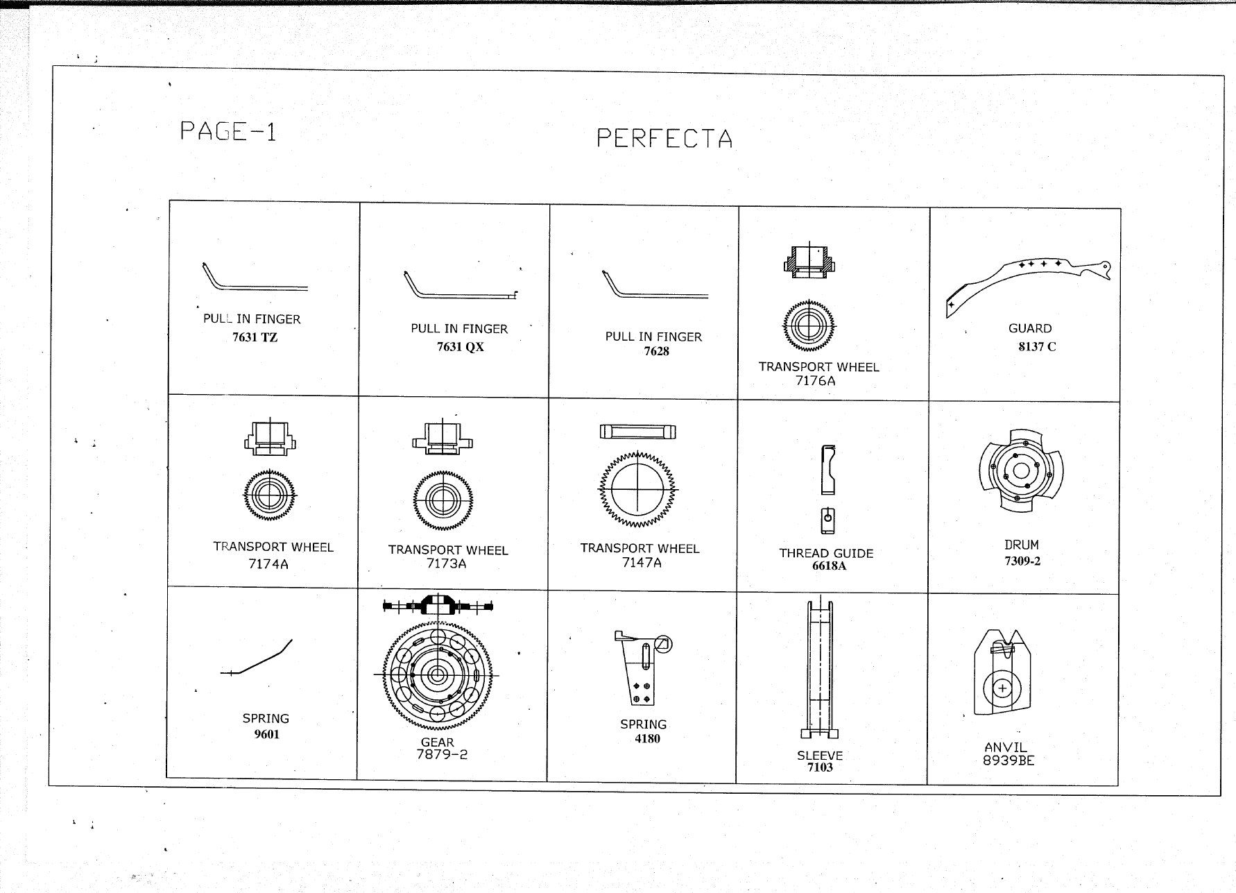Perfecta Teabag Packaging Machine Spares - Material: Mild Steel