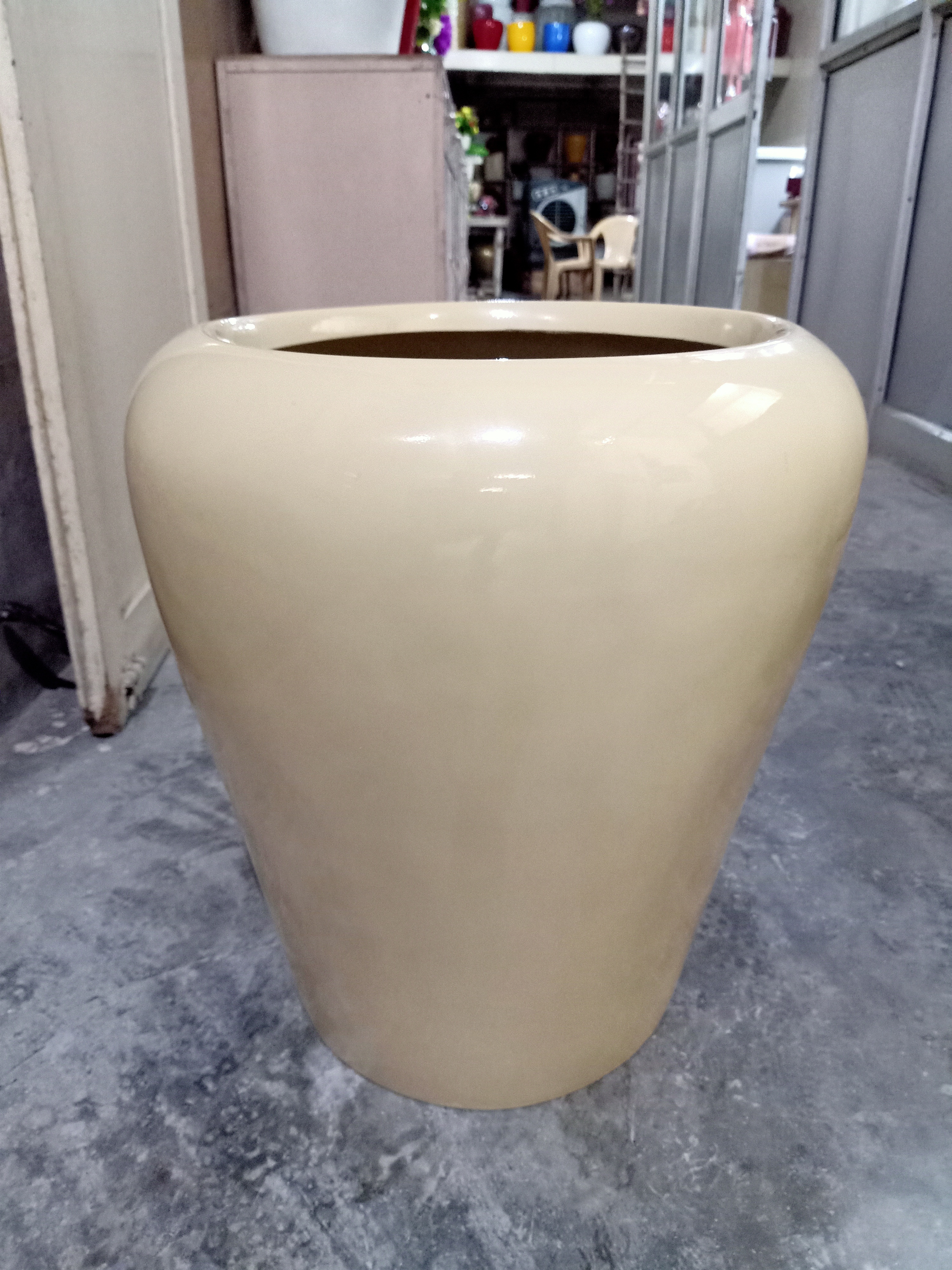 Yellow Decorative Flower Pot
