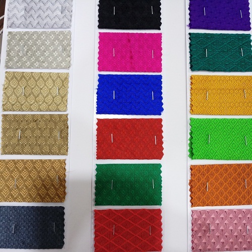 Brocade Fabric - 100% Polyester, 48-50 Meter Width | Multicolor, Exceptionally Soft, Light Weight, Custom Patterns Available