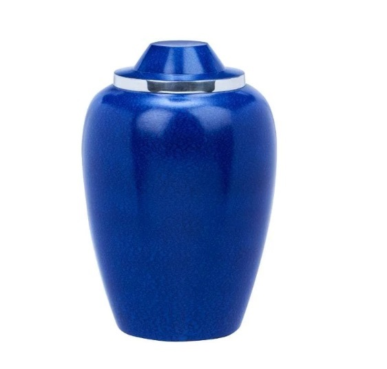 Green & Silver New Going Home Elite Solid Brass Urn
