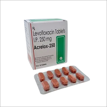 Levofloxacin Tablet - 250mg, Anti-Bacterial Formula for Adults, Store in Cold and Dry Place