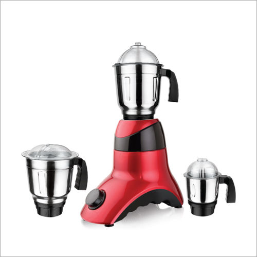 Red And Black Family Mate Metallic Series Mixer Grinder