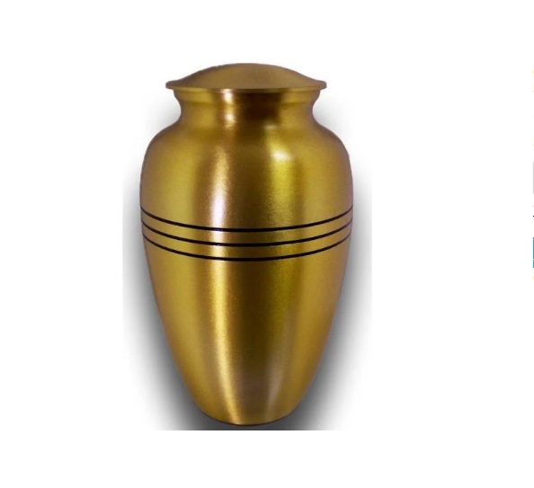 Black Adore Midnight Brass Urn New