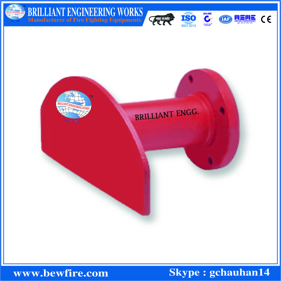 Red Jumbo Curtain Nozzle For Fire Fighting