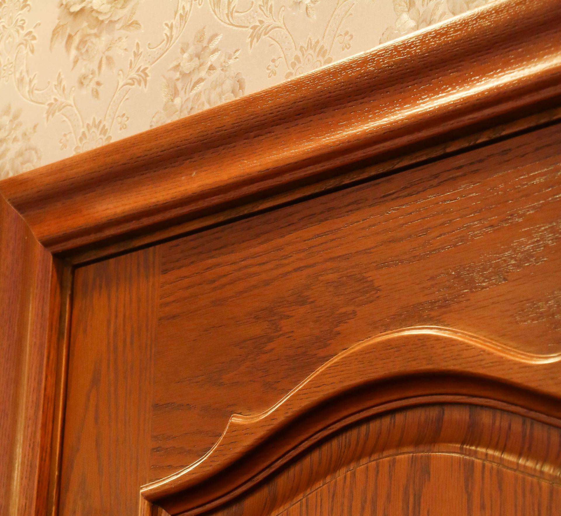 Customized High Quality Solid Oak Wood Panel Door