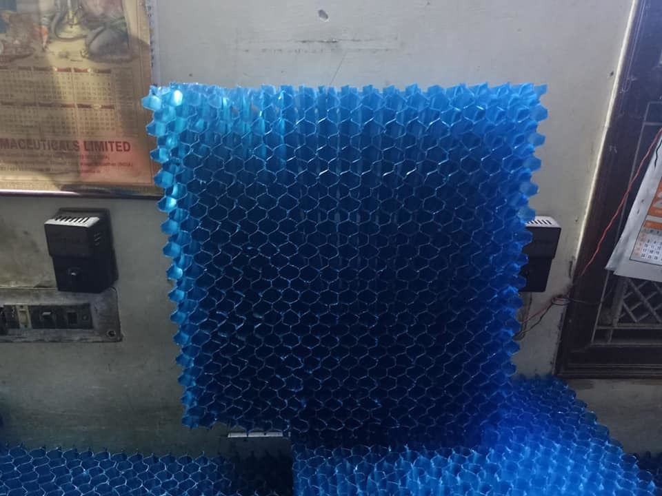 Pvc Virgin Drift Eliminator - 600mm X 600mm X 125mm | Waterproof, Low Water Loss, Expert Engineered, Extended Lifespan
