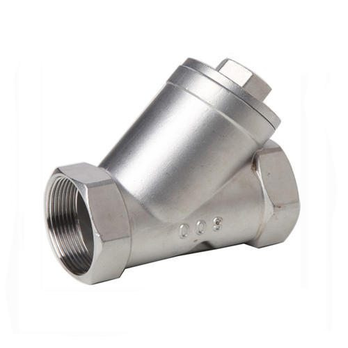 Y Type Strainers - Stainless Steel, 15-160 mm Length, 150-300 mm Outer Diameter - Round Shape, Silver Finish